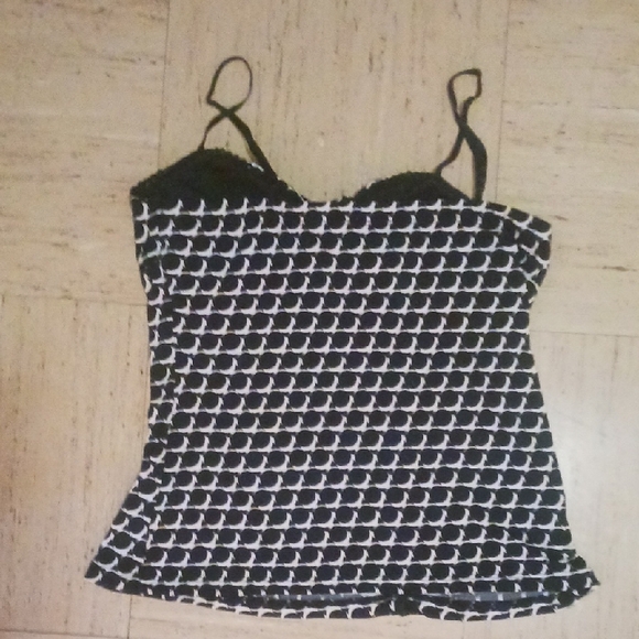 Candies Black and White Women's Top - Picture 4 of 6